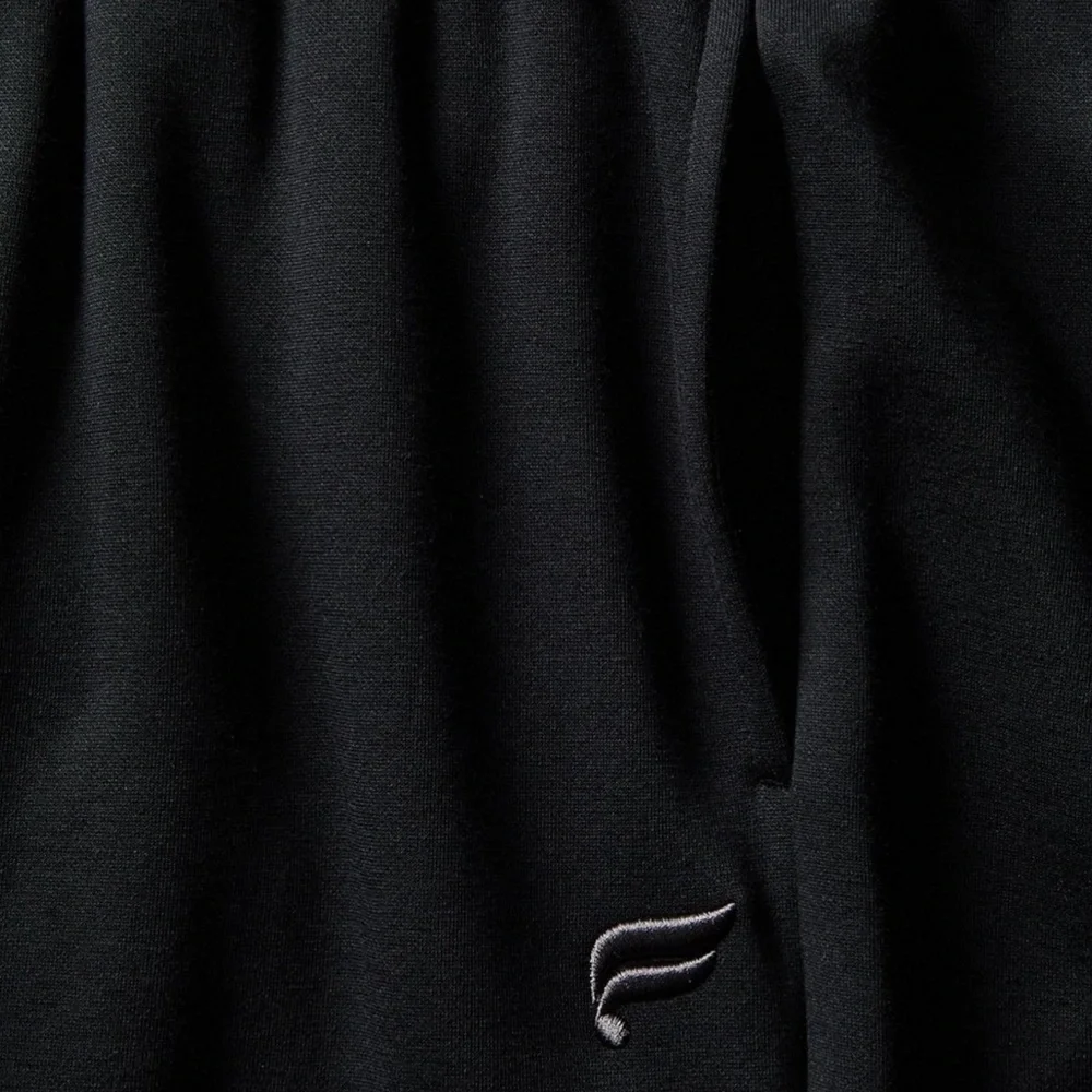 Fabletics Cozy Fleece Wide Leg Sweatpant in Black - Picture 4 of 8